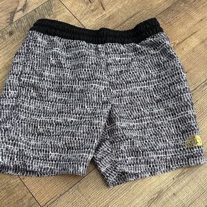 The North Face Kids' Black & Gray Patterned swim trunks